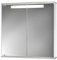 Jokey Spiegelschrank Cento mit LED Beleuchtung, Badezimmer Spiegelschrank 60 cm, inkl Steckdose, Lichtfarbe: neutralweiß