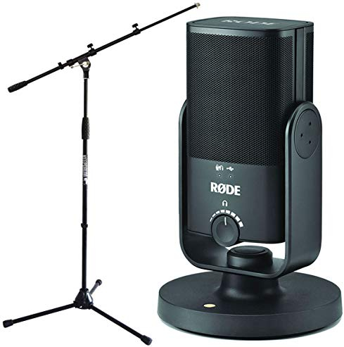 Rode NT-USB Mini - Micrófono condensador de estudio con soporte keepdurm