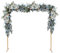 HuKaiL Arco per tralicci in metallo, per matrimoni, con portata fino a 10 kg, per feste di compleanno, cerimonia, anniversario, matrimonio, 2 x 2 m