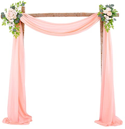 Naroote Rideau de Fond de Mariage Noir de qualité Supérieure, drapé élégant pour Décor D'événements de Fêtes de Mariage, Parfait pour la Décoration D' et Les Arrière-Plans de Photos