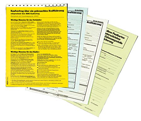 Herlitz 840447 Kaufvertrag für gebrauchte Kfz, 1 Stück