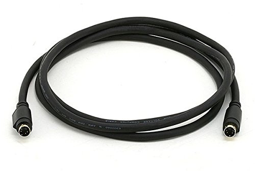 Monoprice 102402 6-Feet S-Video Cable DVD DSS SVHS Cable S-Video M/M, 24K Gold Plated