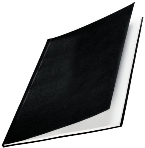 Leitz impressBIND Hard Covers, 21.0 mm Spine, Black, Pack of 10