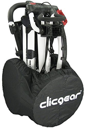 Longridge CGWC01 Clicgear Golf Trolley Radabdeckungen, Schwarz, Groß