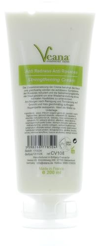 Veana Anti Rosacea Strengthening Cream gegen Rosacea und Couperose, bei Hautentzündungen und roten Äderchen - made in Europe. (200ml)