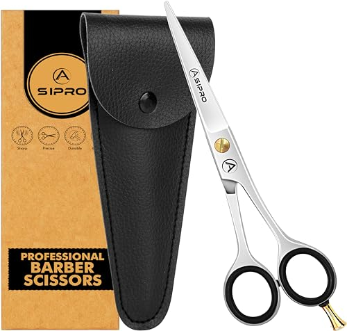 ASIPRO Ciseaux Coiffure Professionnel 6.5” /16.5cm Ciseaux Cheveux Homme, Femmes et Enfants Hair Scissors Coiffure Acier Inoxydable Ciseaux de Coiffure Parfaite Avec étui de Protection