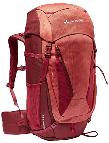 VAUDE Damen Asymmetric 38+8 Liter, Trekkingrucksack, hotchili, Einheitsgröße