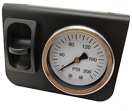 in Cab Single Air Gauge Control Kit with Paddle Switch for Air Suspension Kit