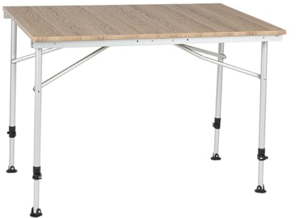 TravelLife Campingtisch Sorrent Ausziehbar Honeycomb Braun 100/140/180cm