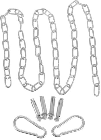 SEWOART Ensemble De De Suspension pour Hamac Disque De Fixation pour Balançoire À Chaîne De 1 5 M pour Une Utilisation en Intérieur Et en Extérieur