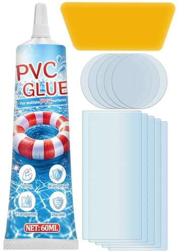 AstraVox Kit Reparation Liner Piscine, Rustine Piscine, Étanche Kit Reparation Spa Gonflable, Convient Aux Bateaux Gonflables, Matelas, Jacuzzi, Bouee, Super Pouvoir Adhésif, Durable