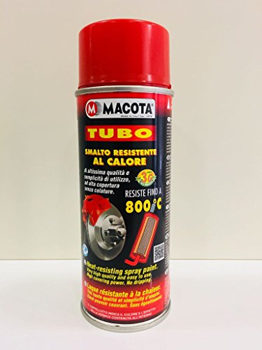 MACOTA ALTA ALTE TEMPERATURA TEMPERATURE VERNICE SPRAY FRENI MARMITE PINZE400ML (ROSSO)
