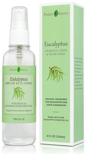 Eucalyptus Shower Spray, Pure Eucalyptus Essential Oil Fabric and Room Spray, Natural Home Fragrance