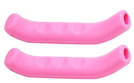 Täcker cykelbromsspaken bromshandtag cykelhandtag silikonhandtag halkfri vattentät cykeltillbehör (mörkrosa)