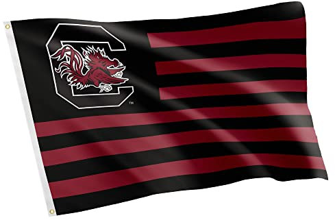 Desert Cactus University of South Carolina Indoor and Outdoor 100% Polyester University Flag Banner, 3x5 Feet Fighting Gamecocks (Nation)