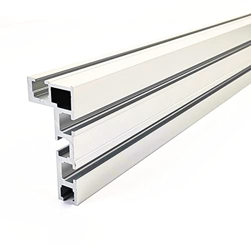 CNCYEAH Gehrungsschiene, 75 Typ 800MM T-Schienen,T-Schiene,T-Schienenbefestigung, DIY T-Nut Gehrungsschienenlehre, Holzbearbeitungs Aluminium-T-Schiene für Zaunbefestigung