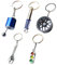 5 Stück Autoteile Schlüsselanhänger Keychain Auto Felgen Schlüsselanhänger Auto Schalthebel Schraubenschlüssel Schlüsselanhänger Personalisiert für Jungs, Geburtstagsgeschenk Kreatives Auto-Styling