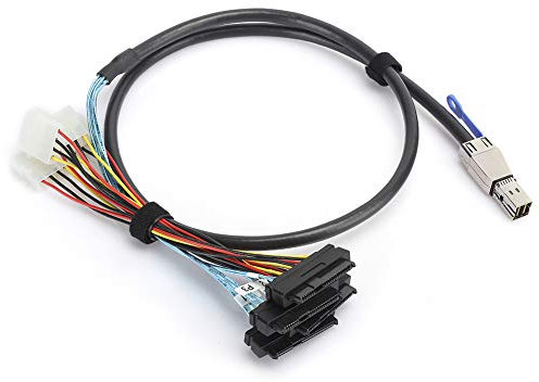 Höghastighets Mini SAS Extern Hårddiskkabel För Serverdatorer - SFF-8644 Till SFF-8482 Adapter För Snabb Dataöverföring - Datortillbehör(2 meter)