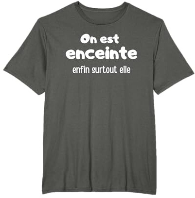 Annonce Grossesse Originale Papa 2025 avec Un Gros bide T-Shirt