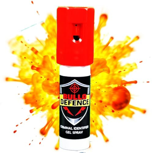 Spray anti-aggressione Tascabile e Pronto all’Uso, 100% Legale – Getto Potenziato fino a 3 Metri, Sicurezza per Donne, Jogging, Escursioni e Viaggi – Spray Identificativo Difesa Personale (16 ml)