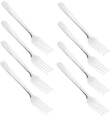 LIFKOME 8 Piezas Tenedor De Acero Inoxidable Para Cocina Tenedor Para Ensalada Vajilla De Acero Inoxidable Herramienta Para Barbacoa