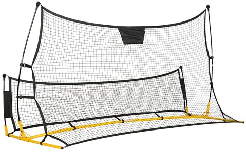 Neo-Sport Rebounder for Football - Football Goal Wall - Shot Training for Children and Adults - Double-Sided - 210 x 120 x 35 cm