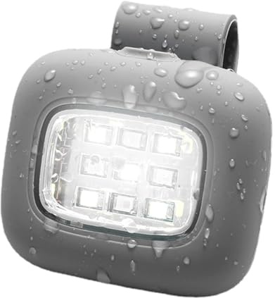 PURPLELILY Lampada da corsa a LED con clip, luce da jogging, lampada da esterno per corsa notturna, camminata, escursionismo, faro esterno