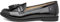 Lilley Anais Womens Black Patent Loafer - Size 6 UK - Black