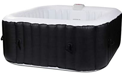 Ospazia Gonfiabile 6 posti Quadrati, Dimensioni 185 x 185 cm, Filtro e telone Inclusi