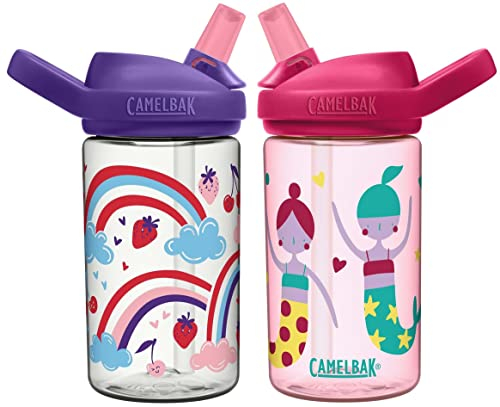 CAMELBAK Thrive Flip Straw Kids Twin Pack 400ml Water Bottles