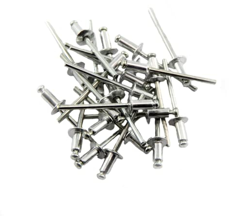 50 Stück Alu/Stahl-Nieten Flachkopf Blindnieten Popnieten Größe wählbar 3,2/4,0/4,8 mm neu (4,8 x 14,5 mm)