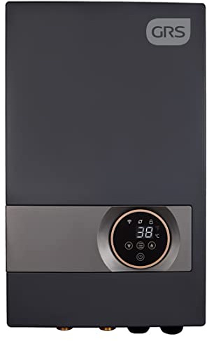GRS Calentador de agua eléctrico sin tanque 13 KW 240 V, calentador de agua caliente instantáneo para toda la casa con pantalla digital, ducha y cocina