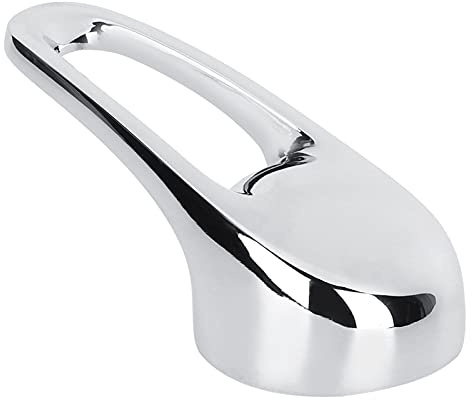 Segutage Maniglia a leva per rubinetto cromato lucido, 35 mm, kit di ricambio moderno con manico singolo lungo, miscelatore per lavabo in lega di zinco, bilanciamento della pressione, per bagno,
