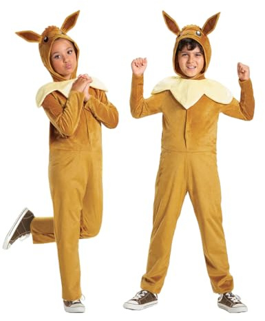 Disguise 109259G-EU-V2 Eevee - Costume classico da bambino, unisex, multicolore