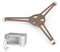 Universal Mikrowelle Drehteller Stützständer, Mikrowellenherd Ring, Universal Mikrowelle Drehring, Mikrowelle Drehscheibe Halter, Mikrowellen-Drehteller-Ring, Halterung für 24,5 cm Drehteller