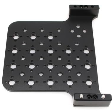 Eonvic Cheese Plate Side Extension Plate for Alexa Mini MiniLF Camera with 3/8 Screws (Black)