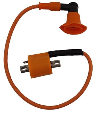 one by Camamoto Bobina de encendido Racing para Minarelli y Yamaha 50cc Completa con cable de silicona y pipeta para bujía | Aerox, Bws, Jog, Ntro, SR 50 Pre 2003