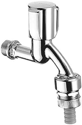 Schell x Válvula de descarga, grifo (válvula de latón antirretorno, aireador de tuberías, mango cómodo, rosetón de 54 mm de diámetro, cromado) 033510699