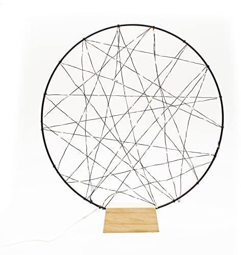 Winkee - LED Traumfänger | Premium Zimmer Deko | LED Traumfänger mit USB Anschluss | Fensterdeko | Betthimmel Dekoration für zuhause | Geschenk zu Weihnachten, Ostern, Hochzeit