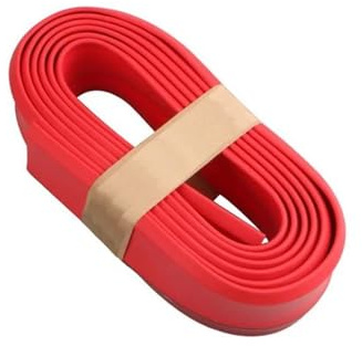 Protector Canard Parachoques Delantero Coche 250x55mm Protector Universal Tira Labios Alerón Faldón Lateral Goma para Coches Camiones SUV Antiarañazos Alerón Delantero (Color : Rojo)