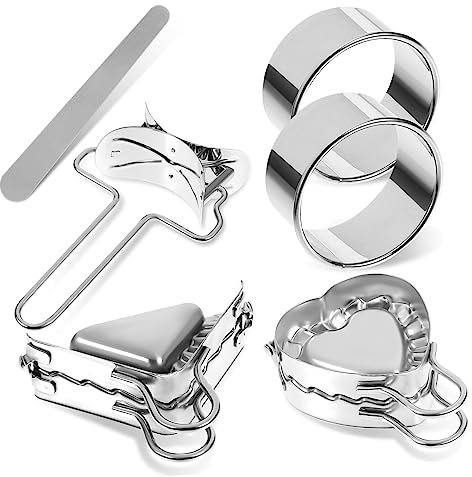 PHENOFICE 2juegos Máquina Para Hacer Dumplings Prensa De Masa Kit Para Pierogi Casa Cortador De Envoltura