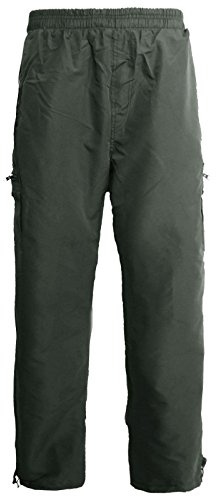 Mens Thermal Fleece Lined Cargo Trousers Camouflage Combat Pants Elasticated Waist Work Casual Bottoms Warm Winter Full Length Regular Fit Soft Lined Smart Outdoor Pants Khaki XL