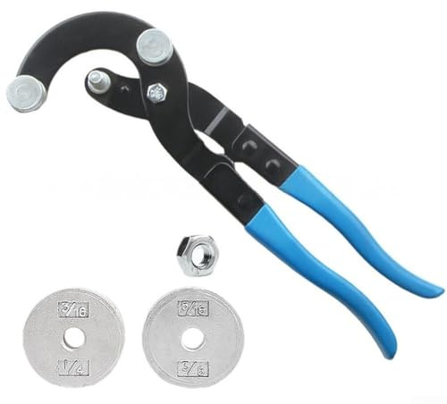 Pince à cintrer pour tubes de 3/16 à 3/8 avec poignée en caoutchouc pour plus de confort et de pliage efficace de divers matériaux (bleu)