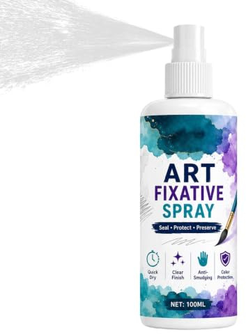 Fixativspray för konstverk 100 ml Färgbeläggning