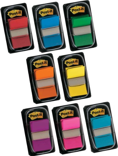 Post-it Index Tabs 25mm Blue (Pack of 600)