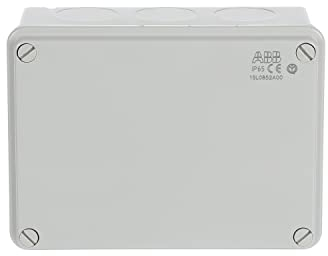 Boîte de dérivation étanche IP65 ABB pour boîtier électrique extérieur 153 x 110 x 66 mm