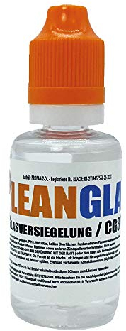 CleanglaS Scheibenversiegelung Auto mit Instant Effekt Technologie I Regenabweiser Autoscheiben durch Lotuseffekt I 30 ml bis 10 x Anwendung I Autoscheiben Versiegelung I Nano-Glasversiegelung Auto
