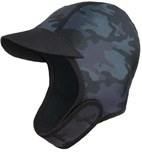 Froiny Verstellbare Neopren-mütze Für Surfen, Surfen, Rafting, Kanu, Schnorchel, Badekappe, Mütze