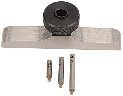 Tiefenmikrometer-Basis, Tiefenmesser-Ständer, Tiefenmesser-Halter, Tiefenmessuhr-Basis, Gehärteter Edelstahl, Tiefenmikrometer-Ständer mit 3 Stück Verlängerungsstangen, 63 X 17