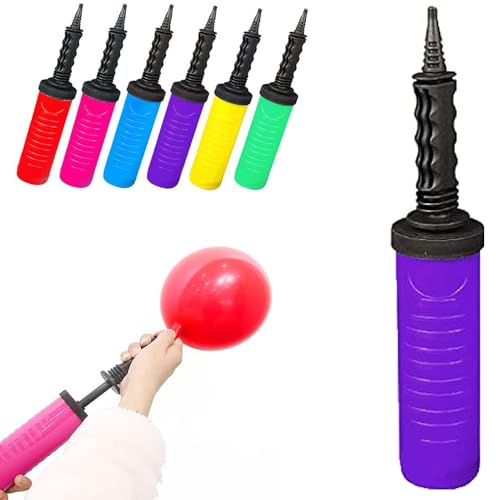 Fenxyo Ballonpumpe manueller Inflator, Ballon-Handpumpe, Gebläsepumpe, geeignet für Partydekoration, Ballons, Ballonbogen-Kit, Ballongirlande, Folie und Konfetti-Ballon